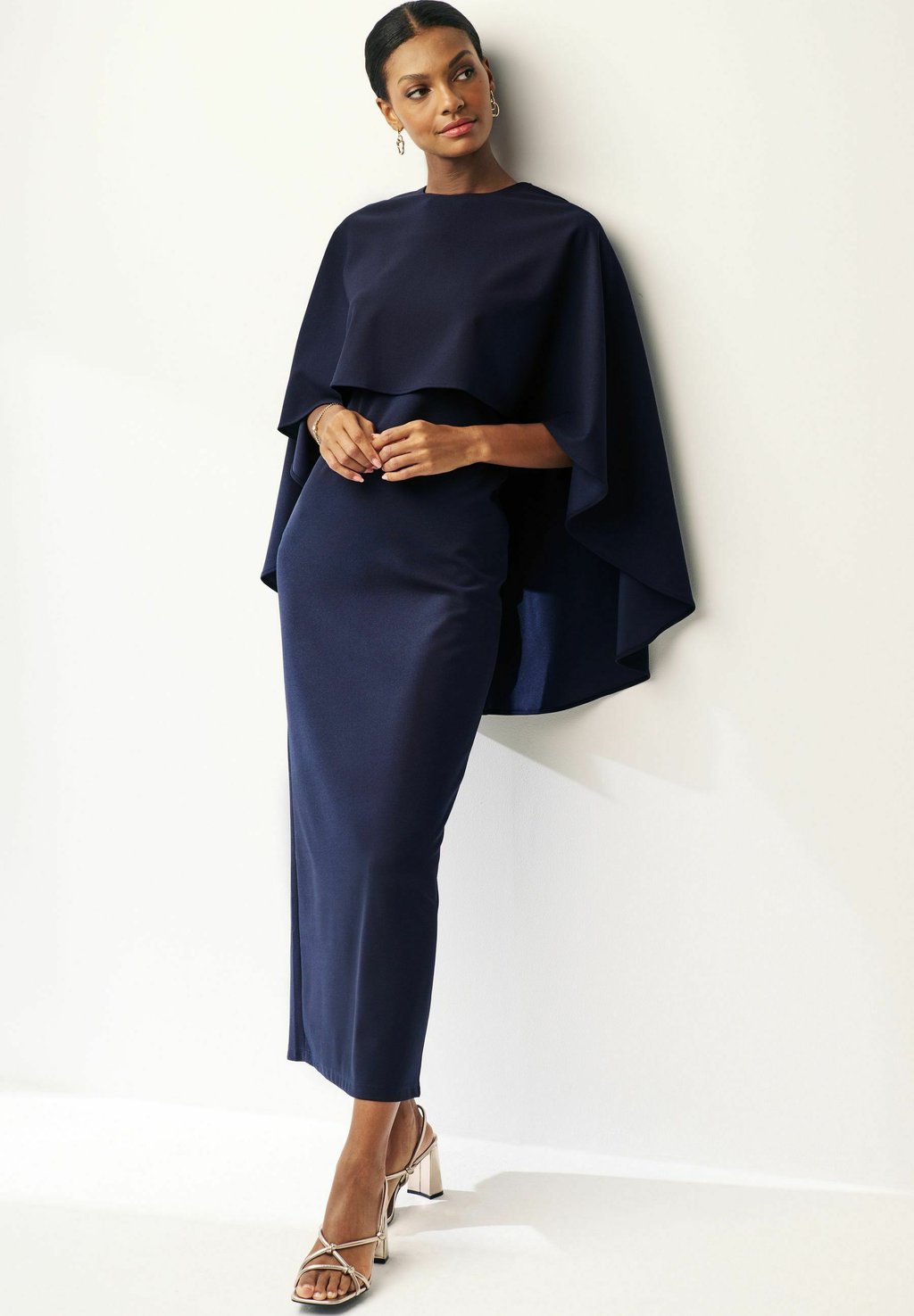 

Платье макси Jersey dress Next, синий