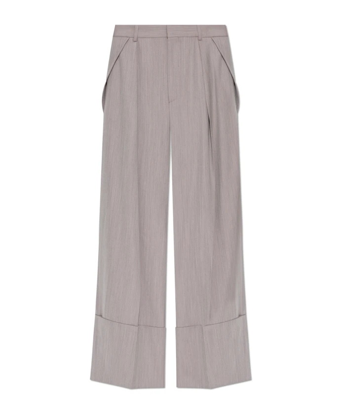 

Брюки с широкими штанинами Victoria Beckham, фиолетовый