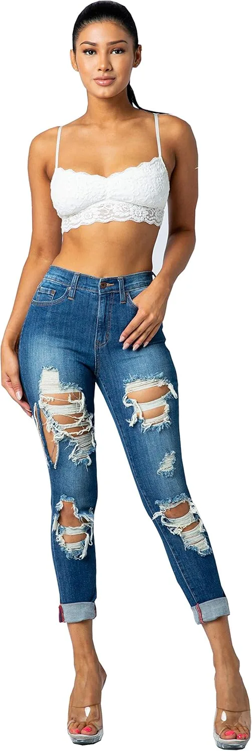 

Женские джинсы Aphrodite Cropped Skinny AP Blue