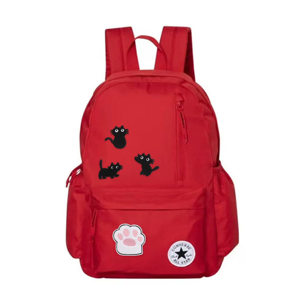 

Converse Полиэстеровый рюкзак обычный унисекс красный, Kitten
