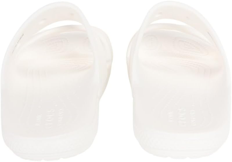 Сандалии Crocs Unisex Classic для взрослых с двумя ремешками, белый — фото 3