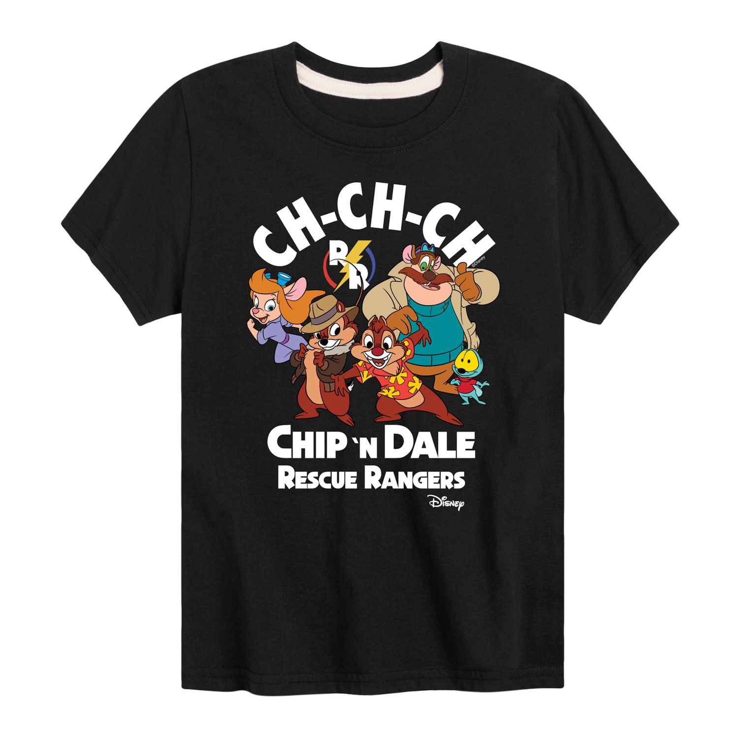 

Футболка с рисунком Disney's Chip N Dale для мальчиков 8–20 Ch Ch Ch Licensed Character, черный