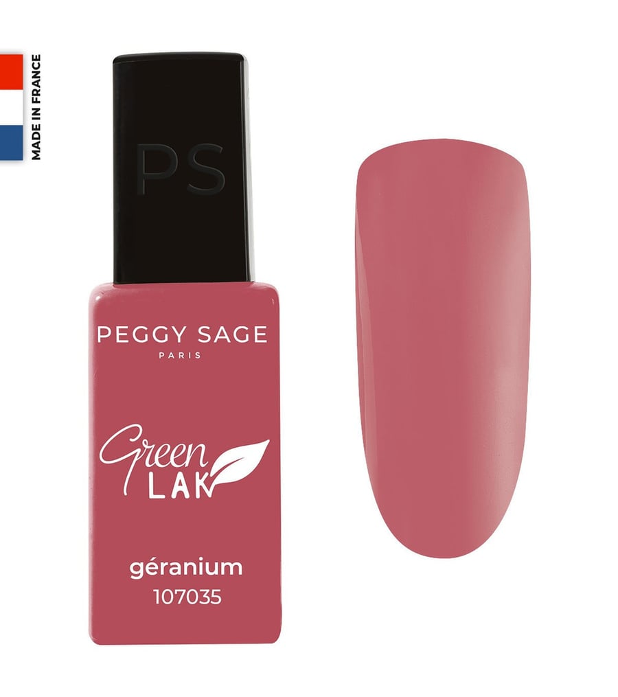 

Зеленый лак для ногтей LAK Géranium Classic UV/LED 10 мл Peggy Sage
