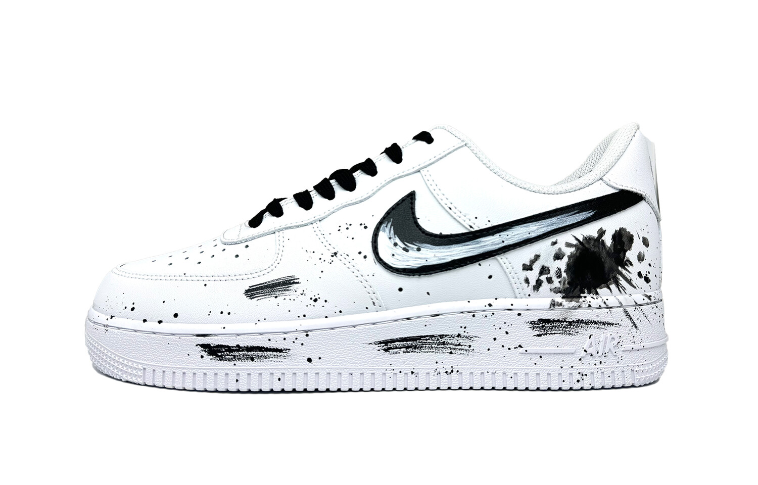 

Кроссовки Nike Air Force 1 Skateboard Shoes Men Low-Top Black, белый