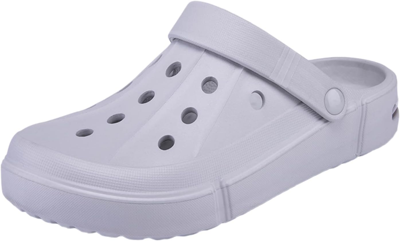 

Женские и мужские садовые сабо MDPCX, дышащие туфли, обувь для купания, пляжная обувь, водная обувь, тапочки, обувь для прогулок, домашняя и туристическая обувь, серый