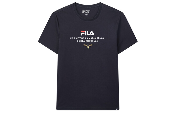 

Футболка мужская темно-синяя Fila, темно-синий