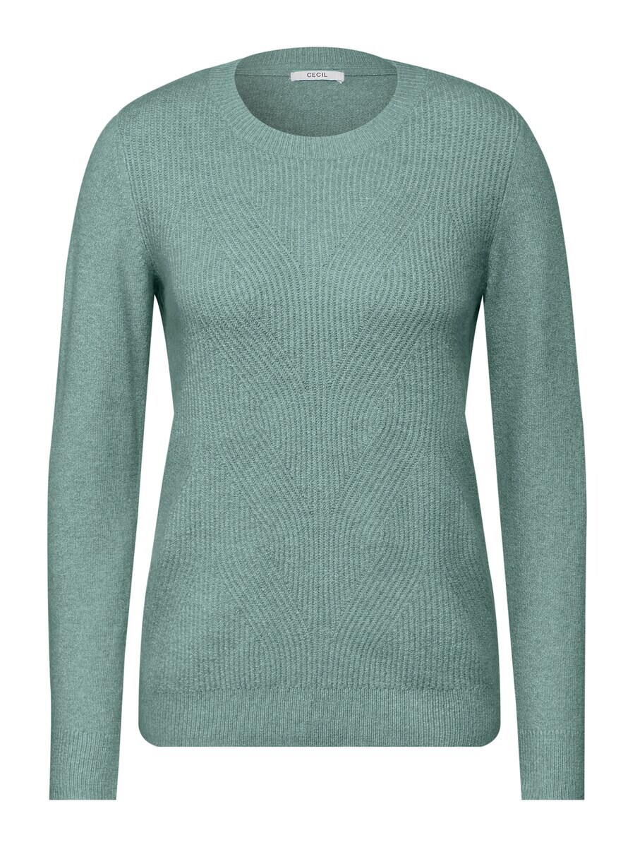

Тонкий вязаный свитер CECIL Sweater, зеленый