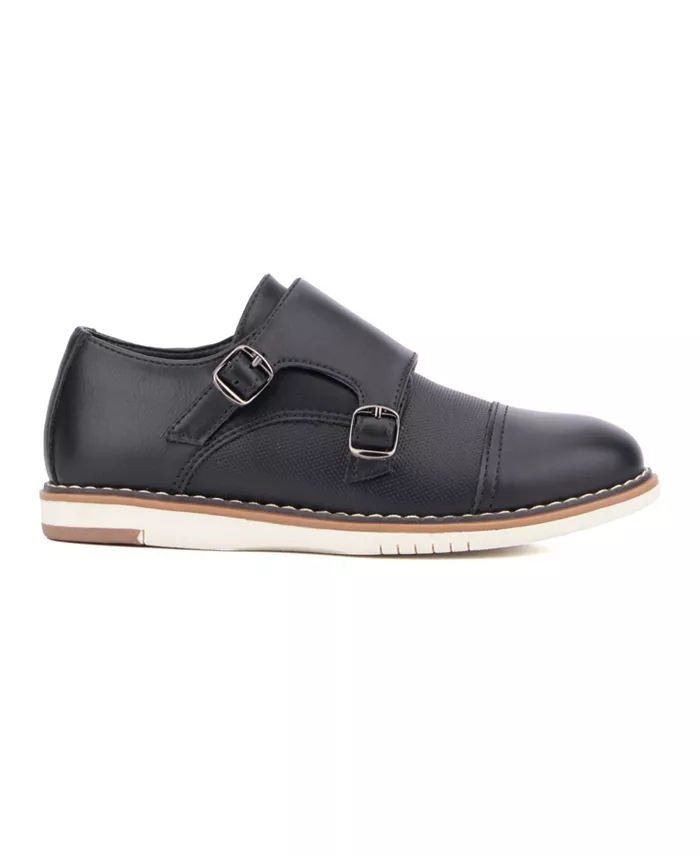 Маленькие мальчики Юношеские туфли Michael Dress Casual Monk Strap XRAY, черный — фото 3