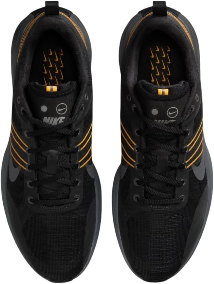 Мужские кроссовки Nike Lunar Roam (HM0713-001) (HM0713-001, цвет: черный/серебристый с отражающим эффектом, темно-синий с белым), Black Iron Grey Smoke Grey 003 — фото 4