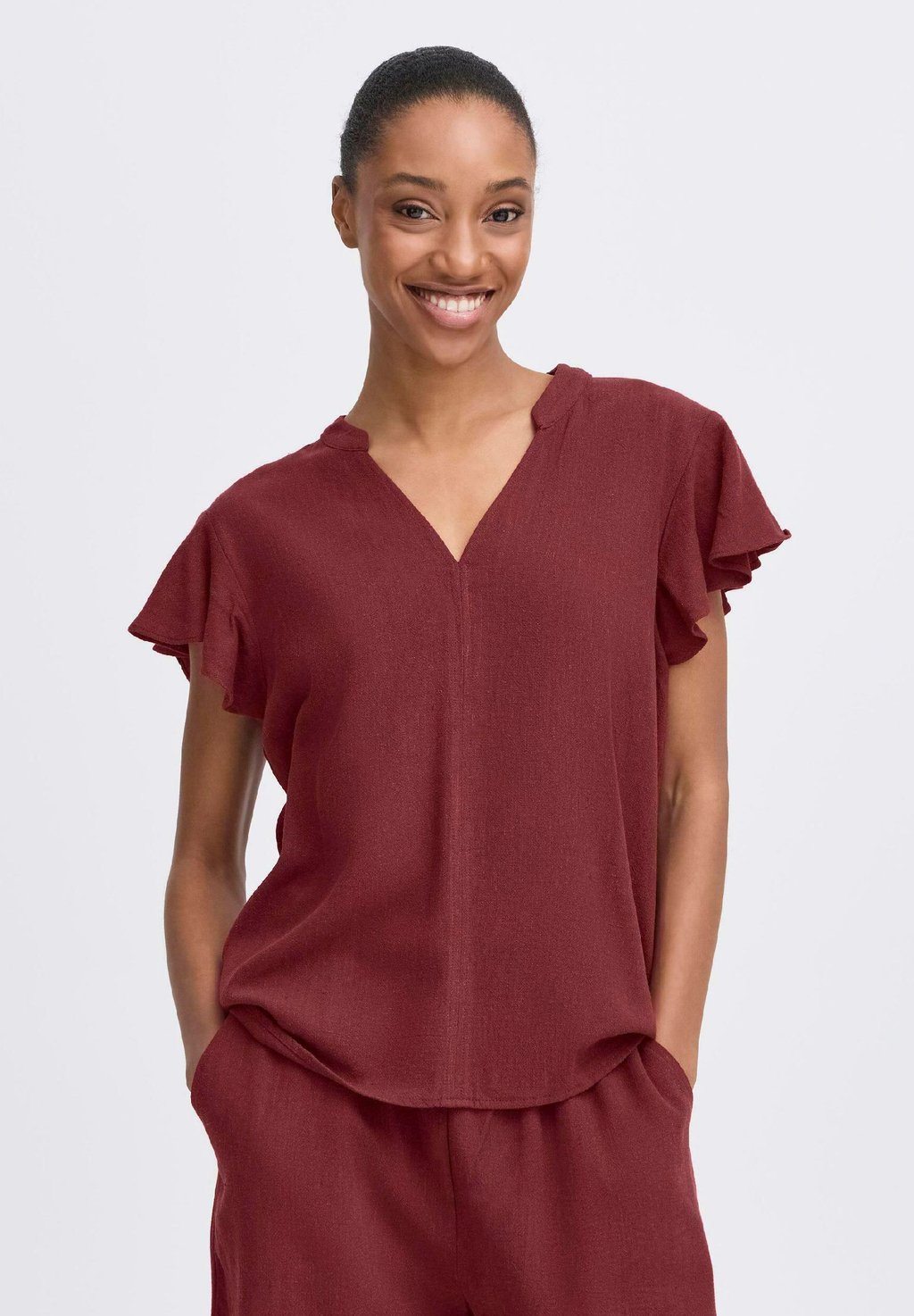 

Блуза BYFILINEN b.young, красный