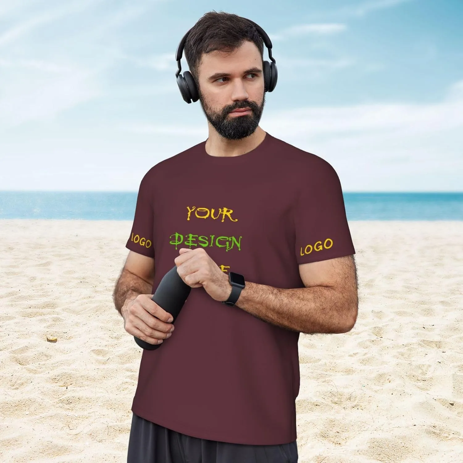 Футболка Custom Men's Novelty — фото 4