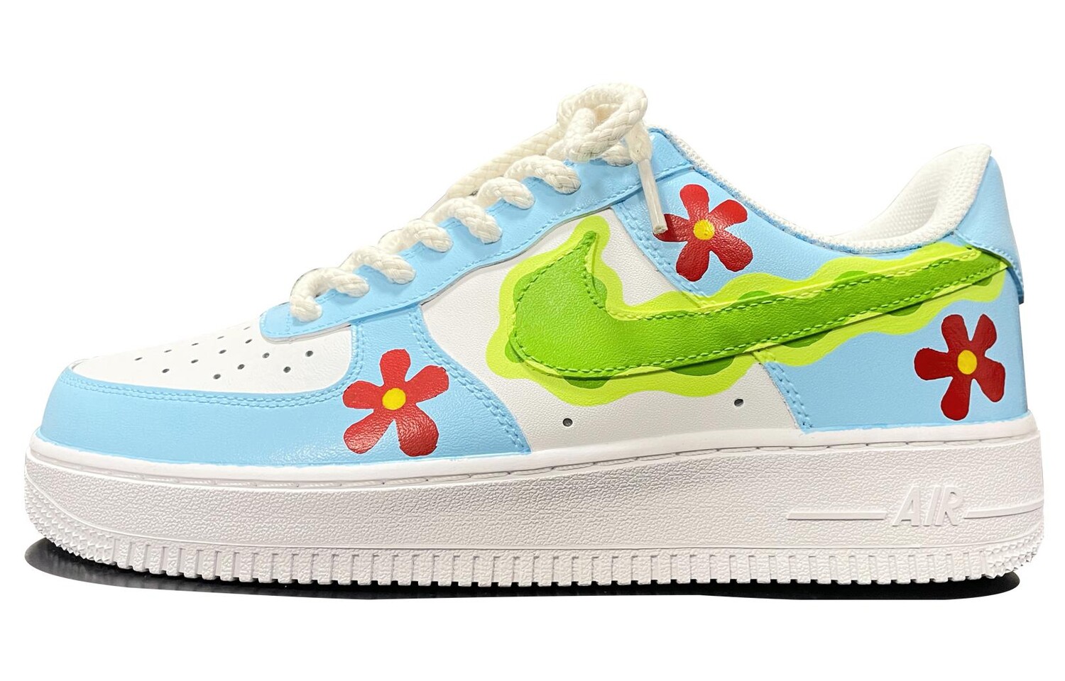 

Кроссовки для скейтбординга Air Force 1 женские низкие, синие/белые/красные Nike, Красный, Кроссовки для скейтбординга Air Force 1 женские низкие, синие/белые/красные Nike