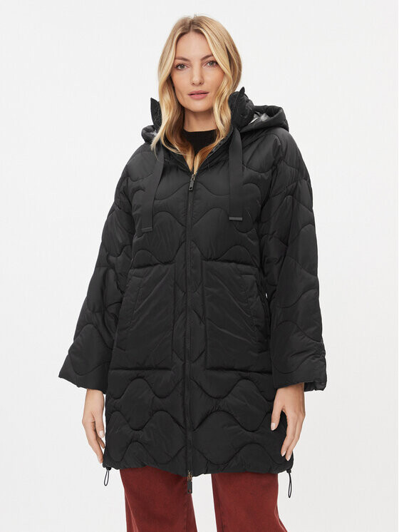 

Пуховик стандартного кроя Max&Co., черный