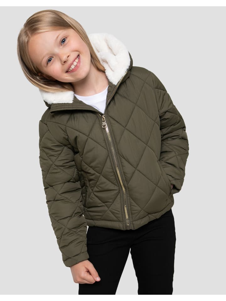 

Стеганая куртка Threadgirls, хаки