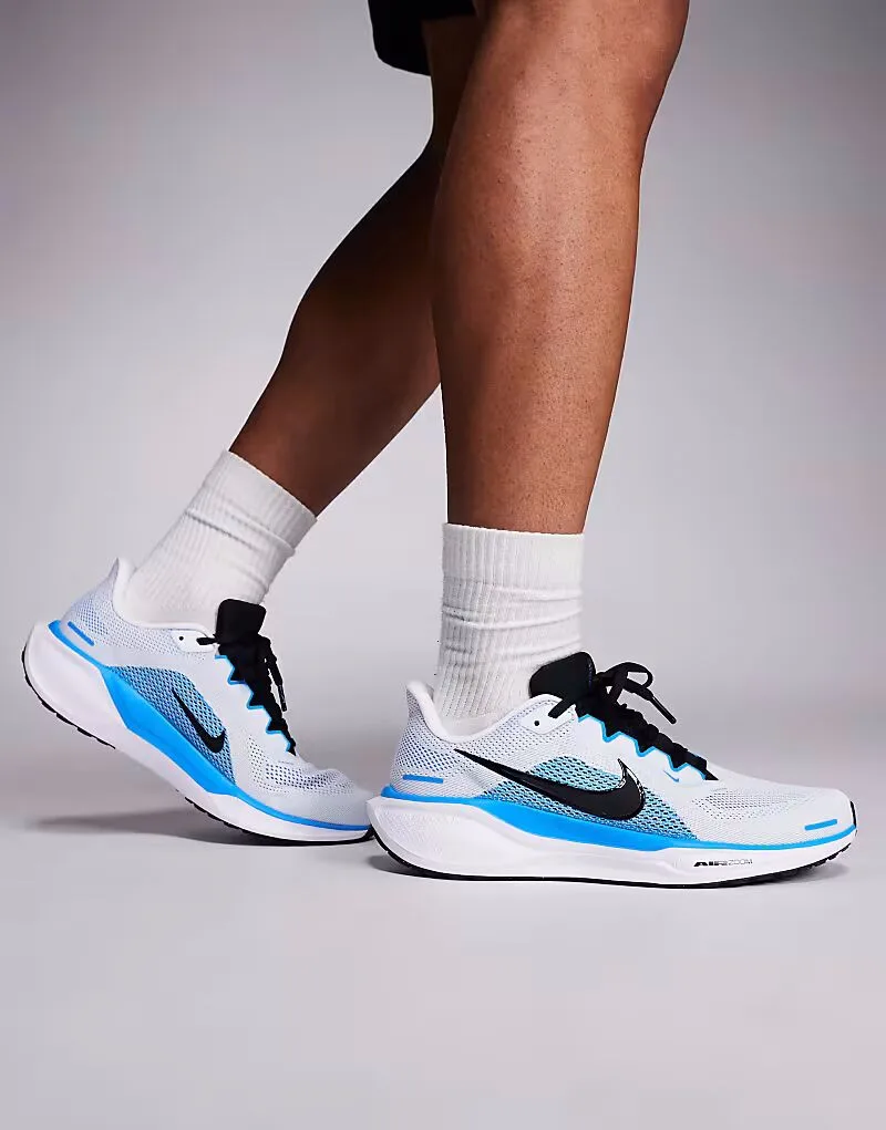 Кроссовки Nike Running Air Pegasus 41 белого и синего цвета