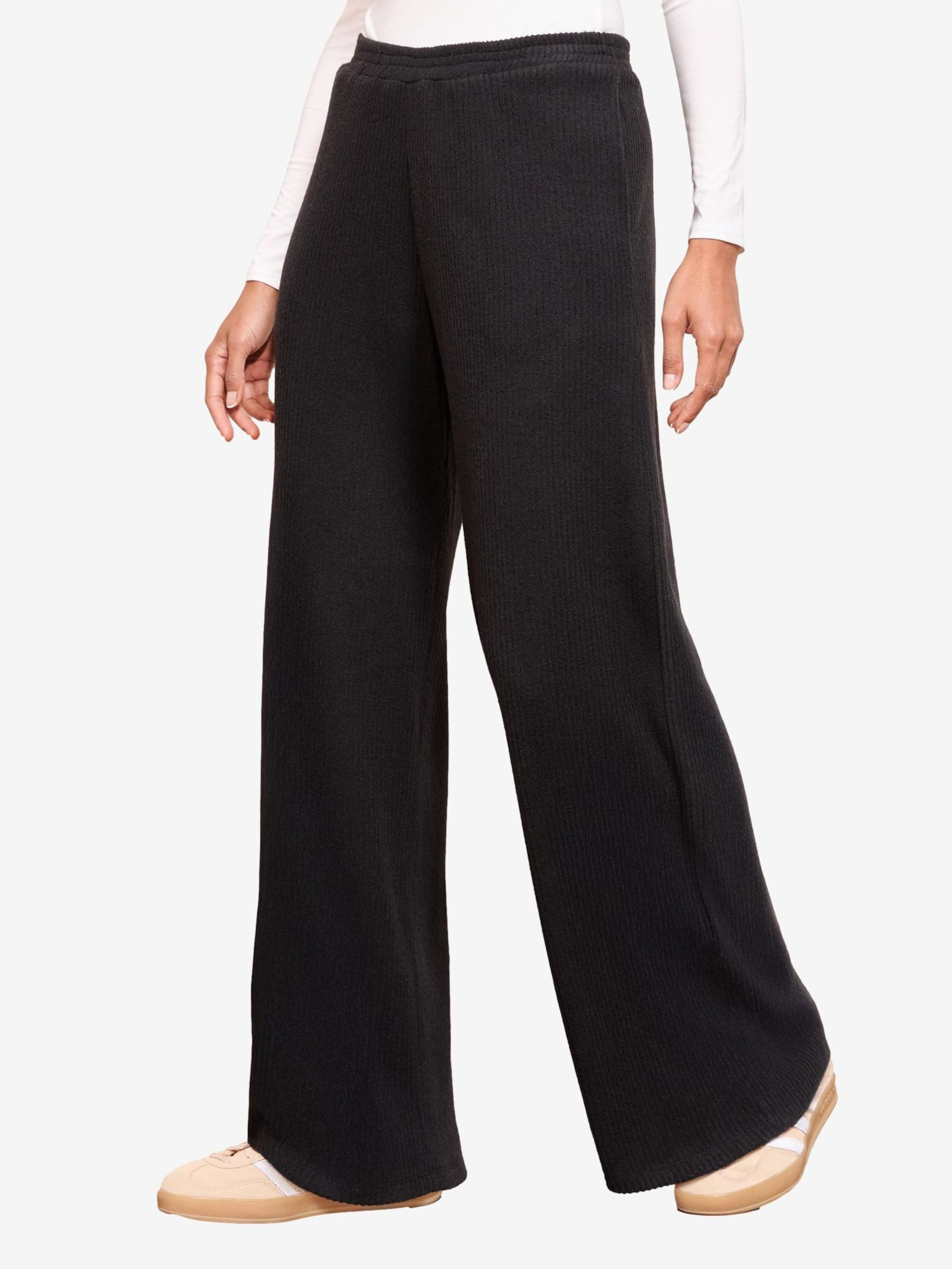 

Friends Like These Широкие брюки в черном цвете