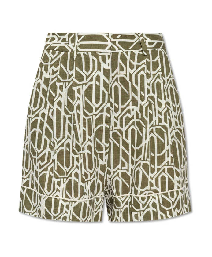 

Шорты с узором от Diane Von Furstenberg, зеленый