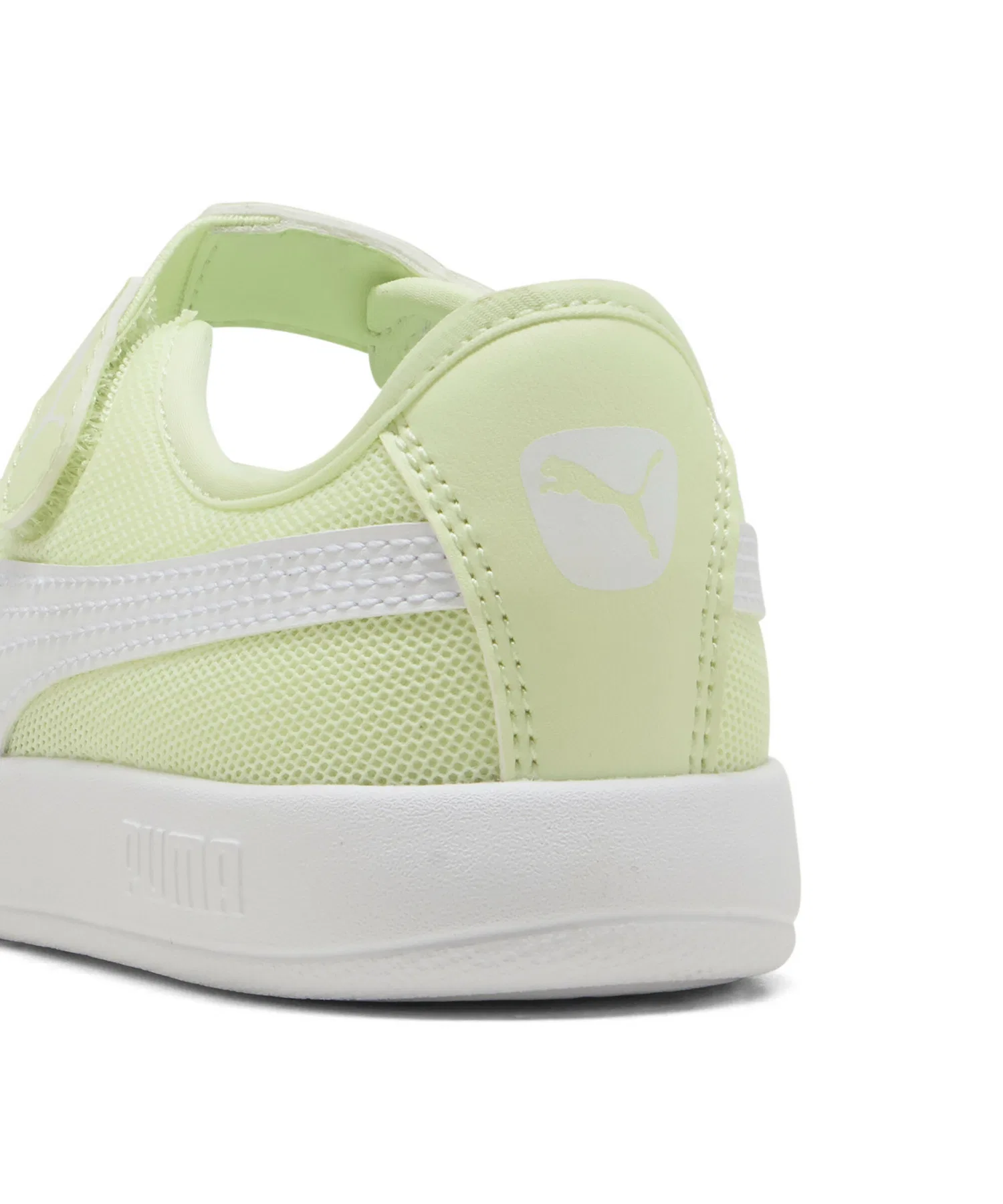 Детские кроссовки PUMA Courtflex V3 Lina для девочек 17-21 см зелёные — фото 3