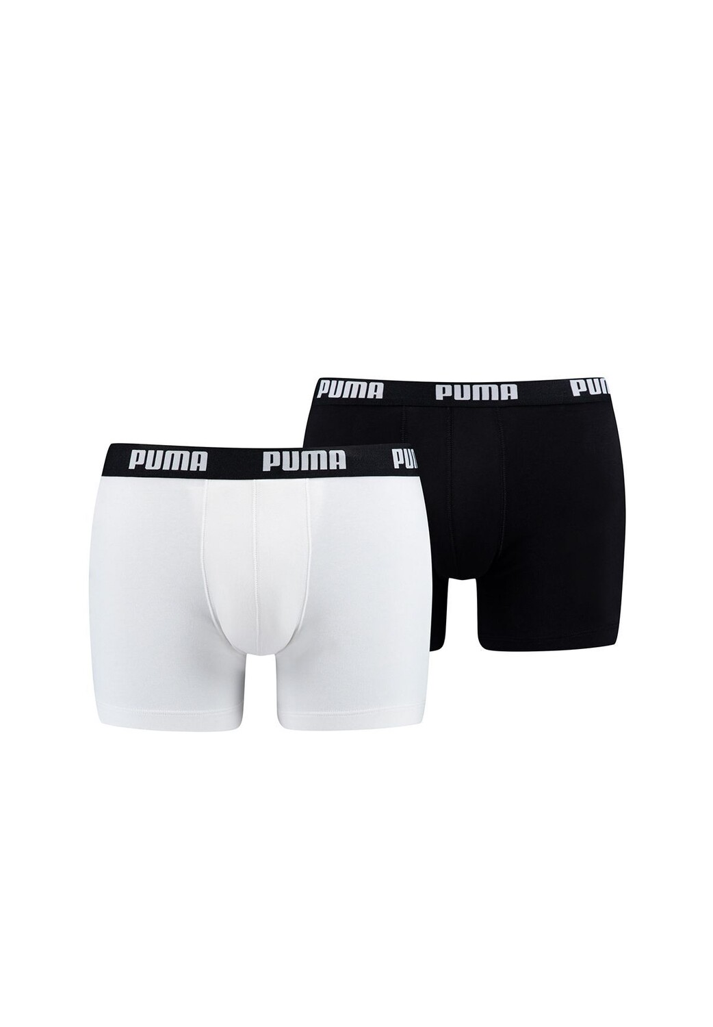 

Трусы на каждый день, 2 шт., пояс с логотипом, для мужчин PUMA, цвет White Black