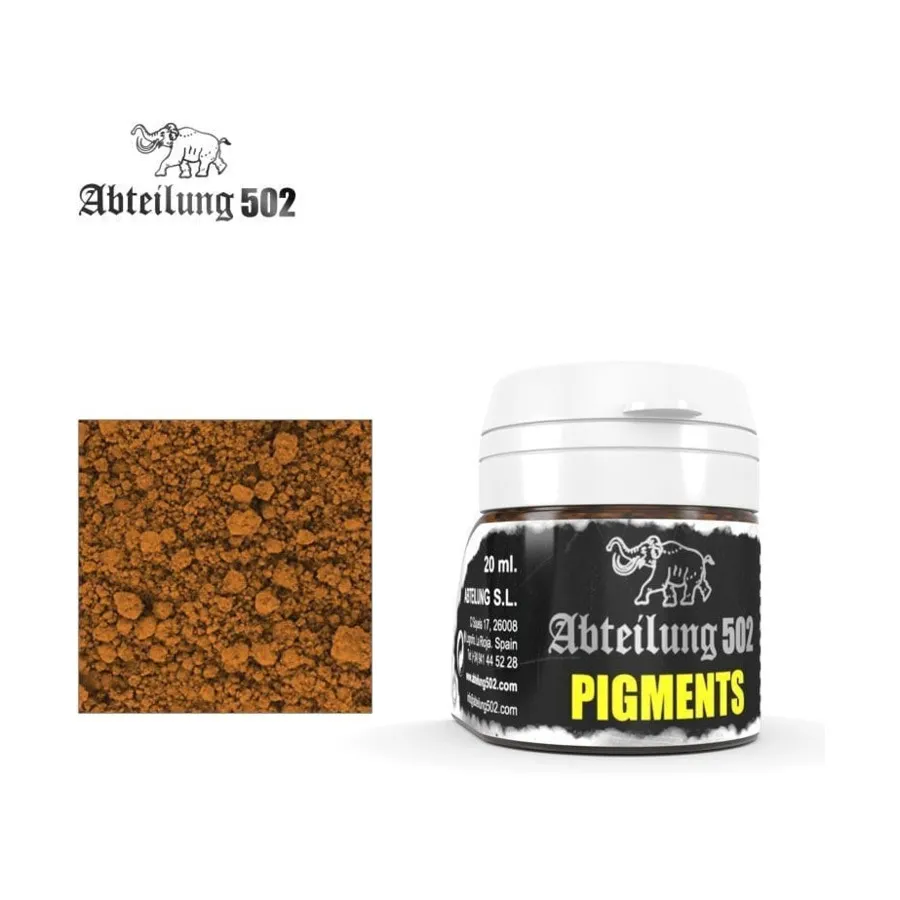 

Охра Пыль, Abteilung 502 - Pigments