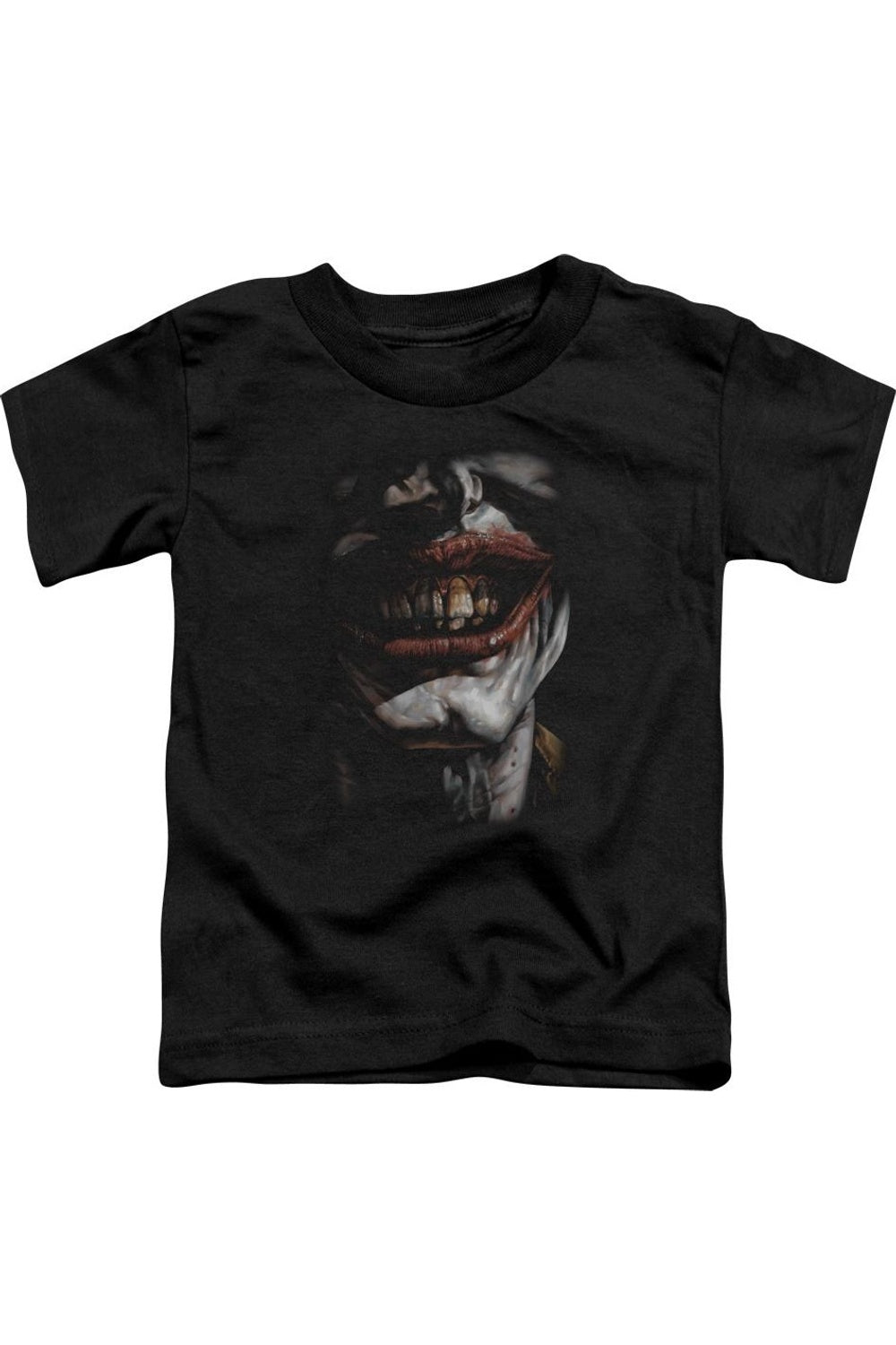 

Футболка для малышей Batman "Улыбка зла" с коротким рукавом Gildan, черный