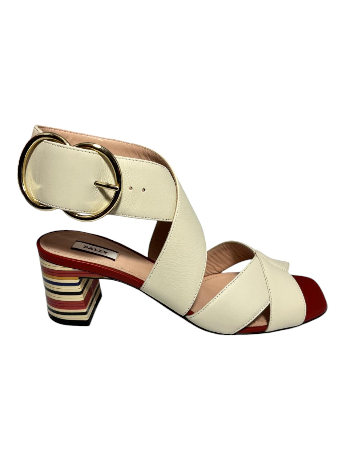 Женские сандалии Bally Haylie 6225823 из натуральной кожи, цвет bone — фото 2