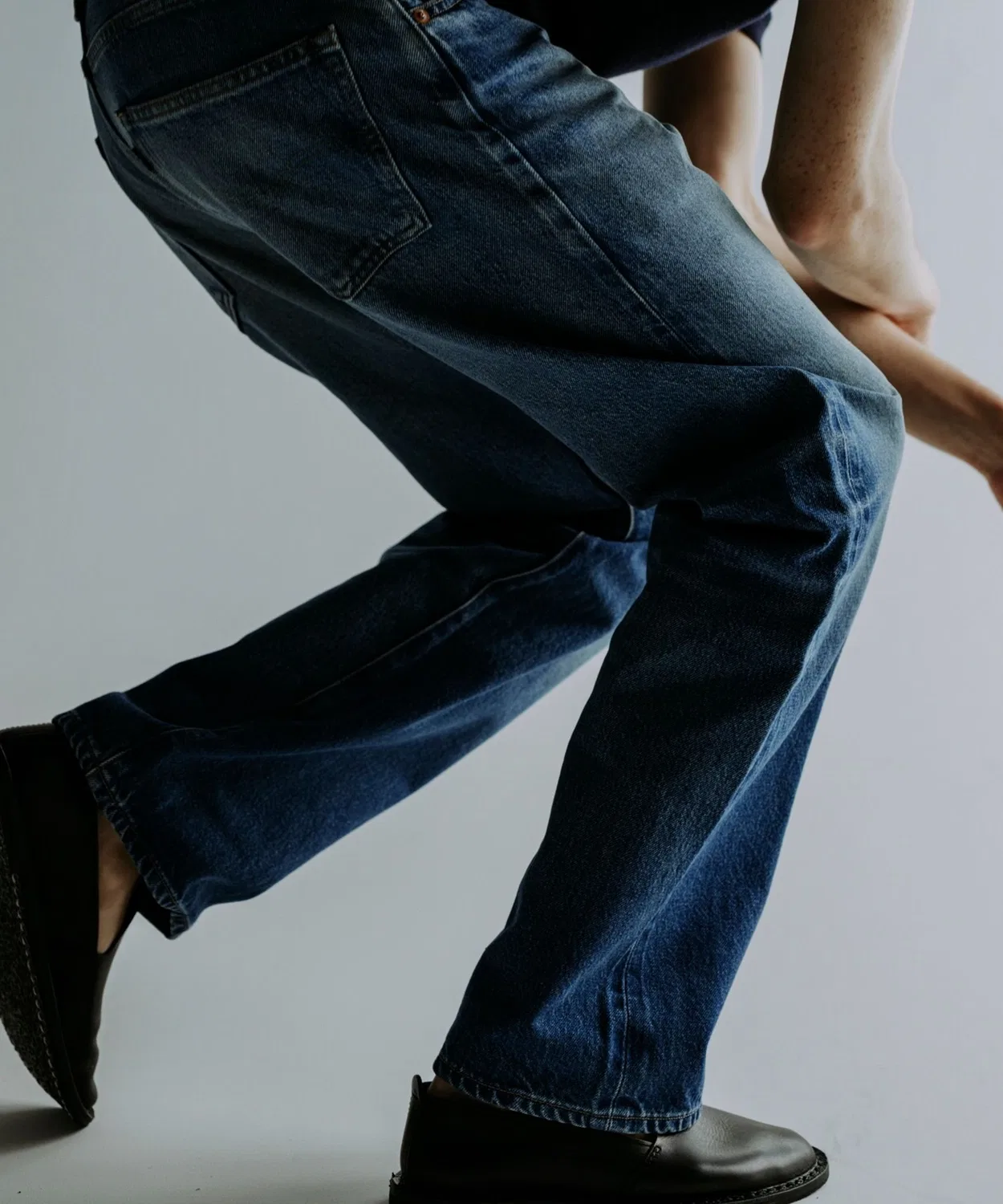 Джинсы Levi's Blue Tab Anchor Relaxed, Япония, тёмно-синий — фото 3