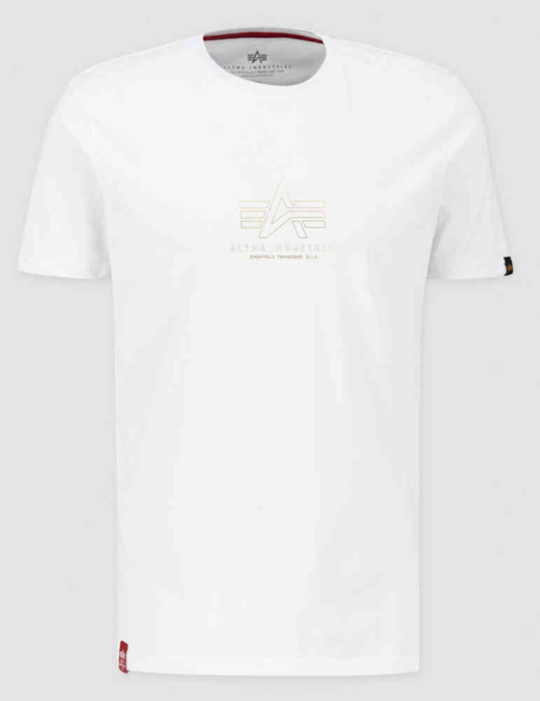 

Базовая футболка с принтом фольги T ML Alpha Industries, белый