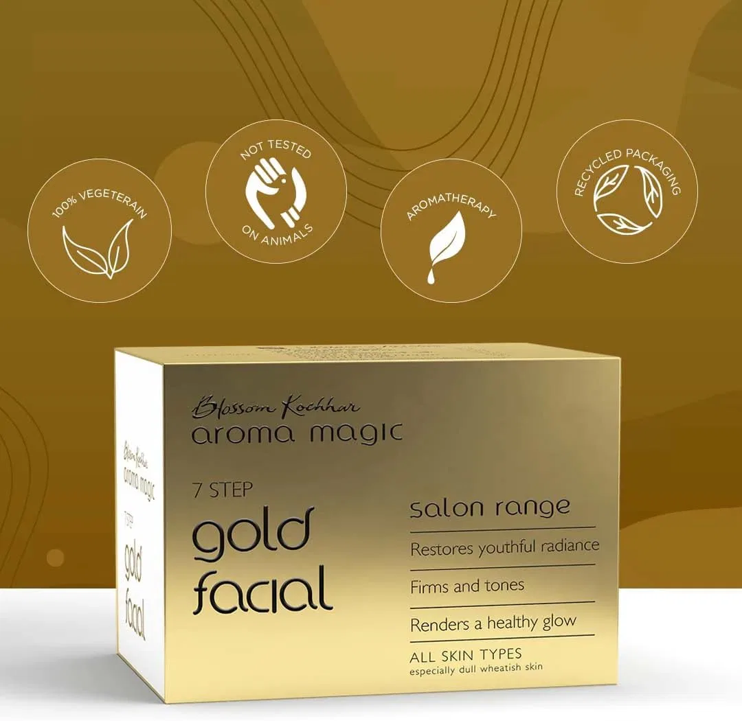 Набор для ухода за кожей Gold Facial Kit Aroma Magic 225 г — фото 3