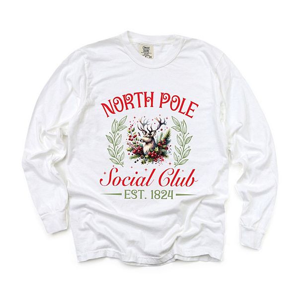 

North Pole Social Club футболка с длинным рукавом, окрашенная в массе Simply Sage Market, Зеленый, North Pole Social Club футболка с длинным рукавом, окрашенная в массе Simply Sage Market