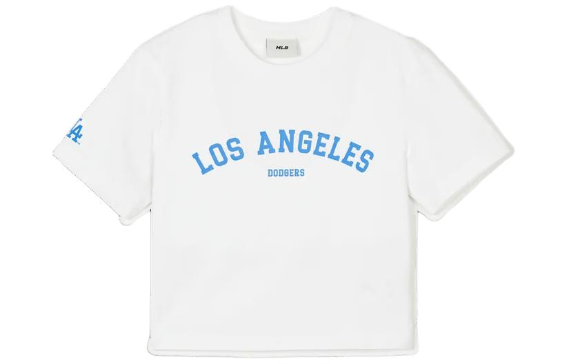 

MLB Футболка Los Angeles Dodgers женская белая, Белый, MLB Футболка Los Angeles Dodgers женская белая
