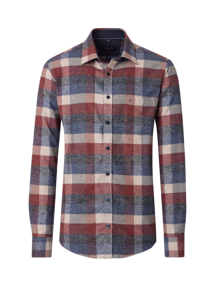 

CASAMODA Повседневная рубашка синего цвета