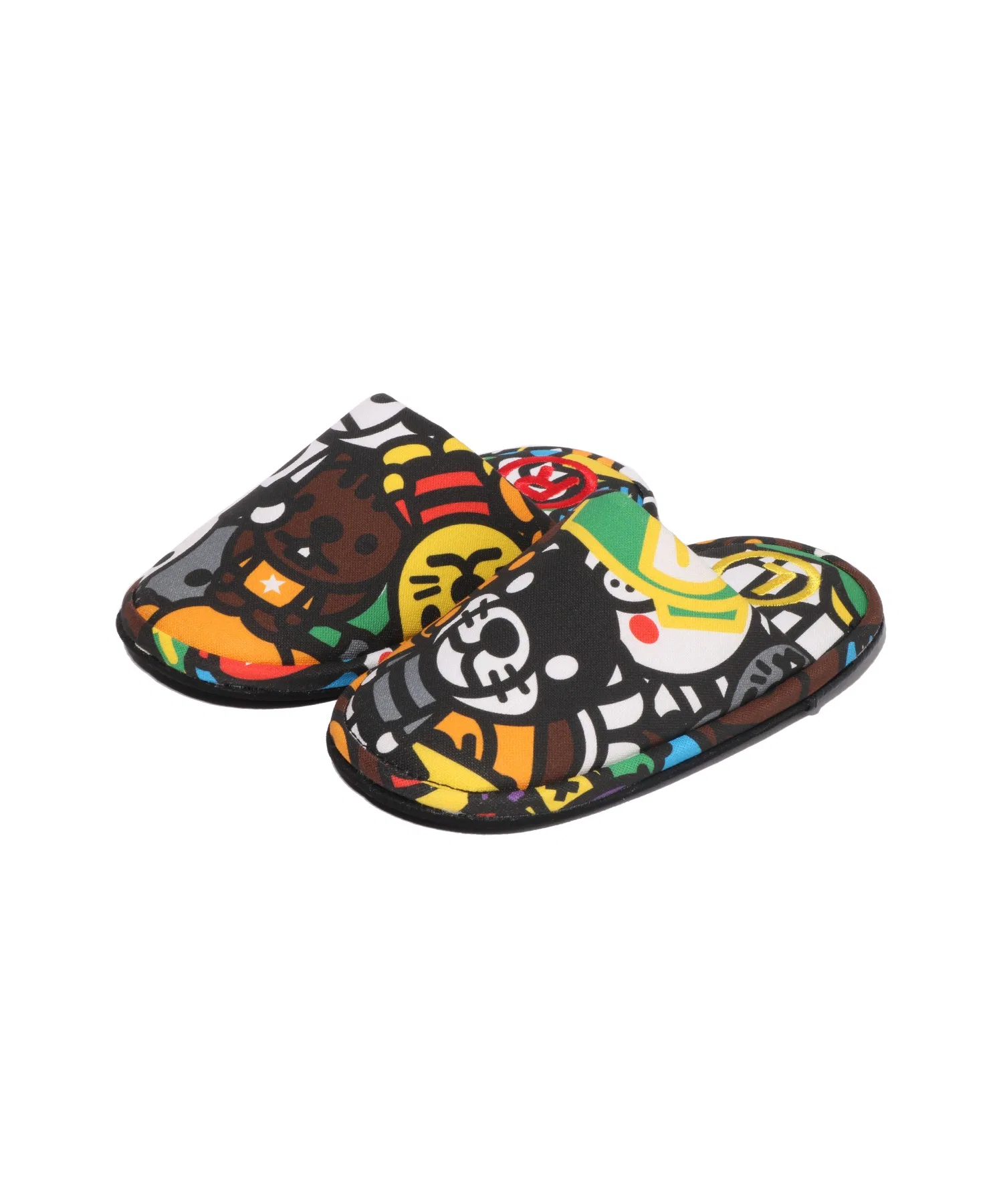 Детские тапочки A BATHING APE MILO ALL SAFARI разноцветные