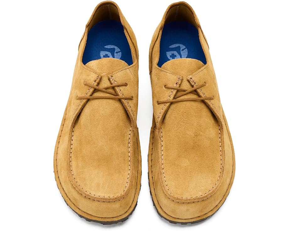 Мужские лодочники Birkenstock Utti Lace Up - Suede, Cork Brown — фото 2