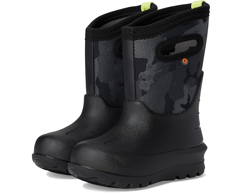 

Ботинки Bogs Kids Neo - Classic Metallic Camo, черный мульти