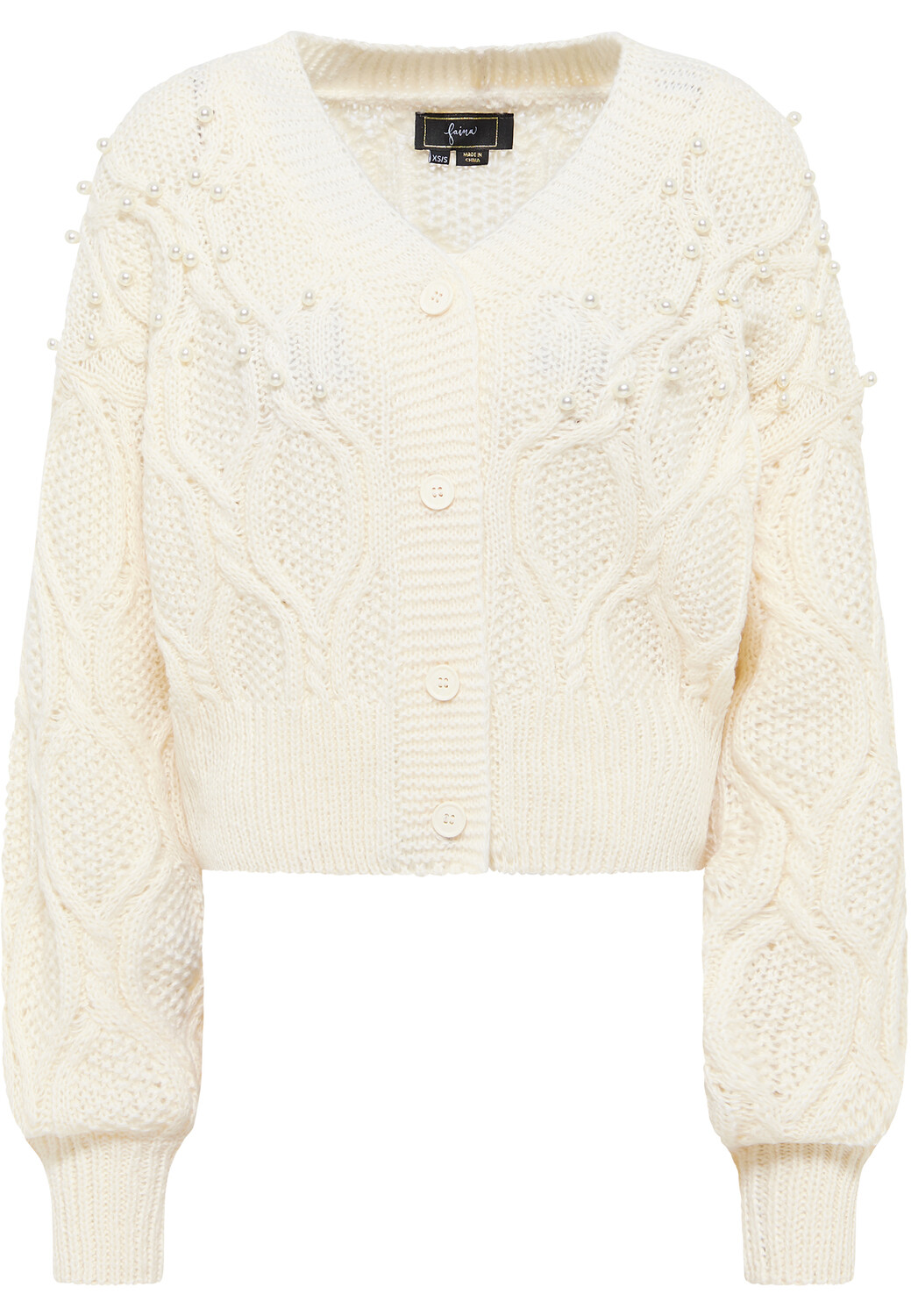 

Толстовка faina Strickjacke, белый