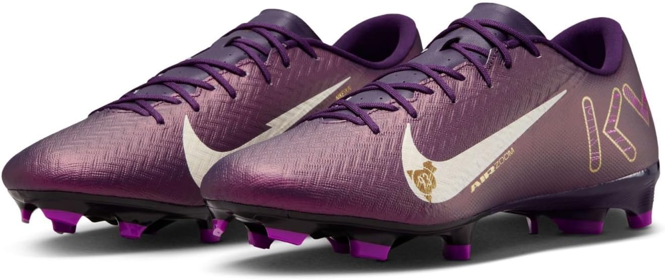 Низкие футбольные бутсы Nike Mercurial Vapor 16 Academy Kylian Mbappe MG (FQ8377-500, цвет Grand Purple/Pale Ivory), Grand Purple/Pale Ivory — фото 2