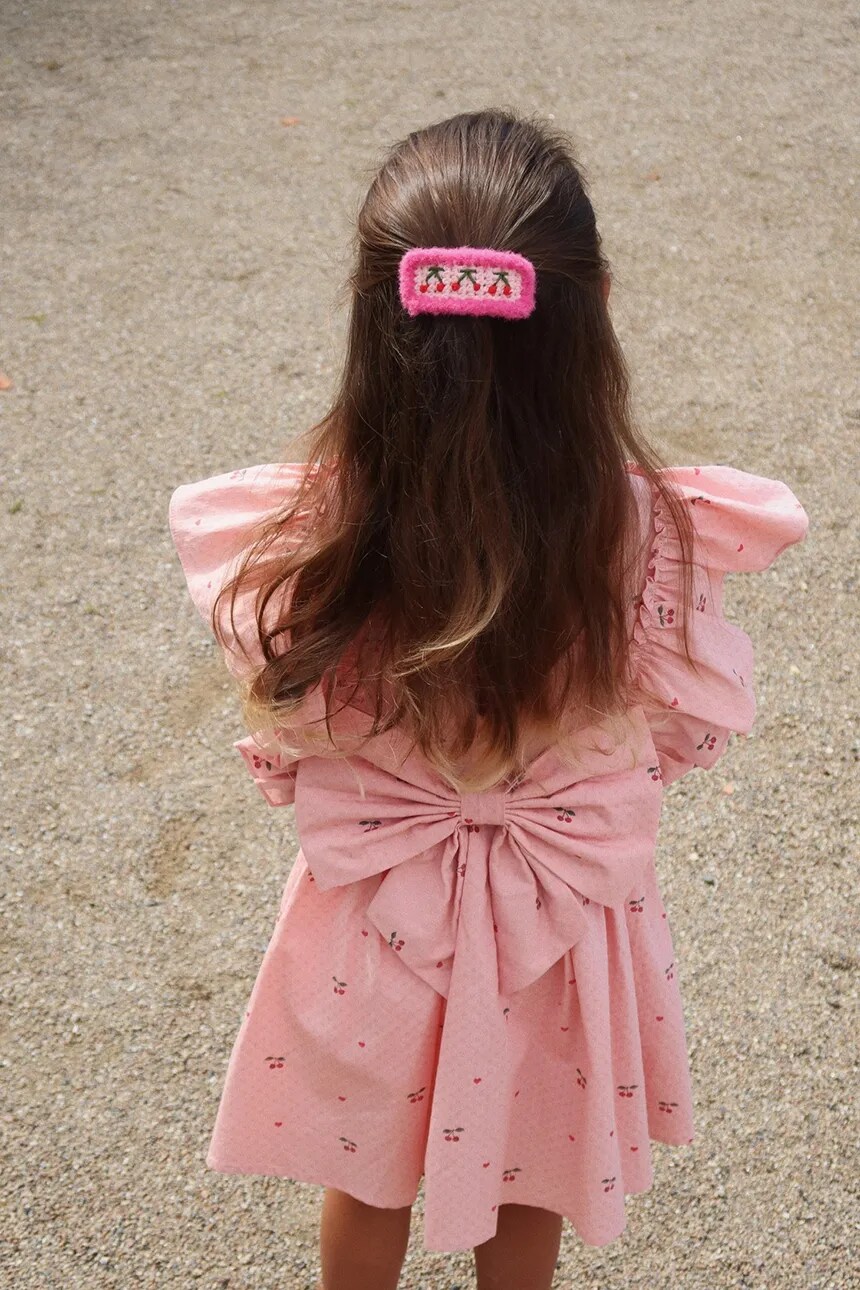 

Детское платье EVIA BOW DRESS GOTS Konges Sløjd, розовый