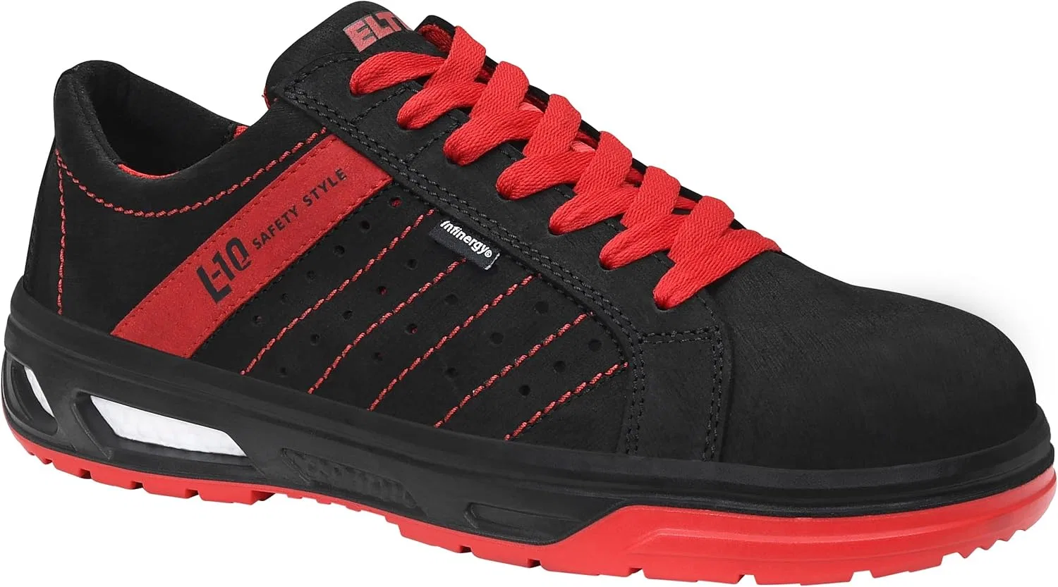 Защитные ботинки ELTEN Breezer XX10 Low ESD S1, для мужчин и женщин, кожаные, со стальным защитным носком, легкие, спортивные, Black