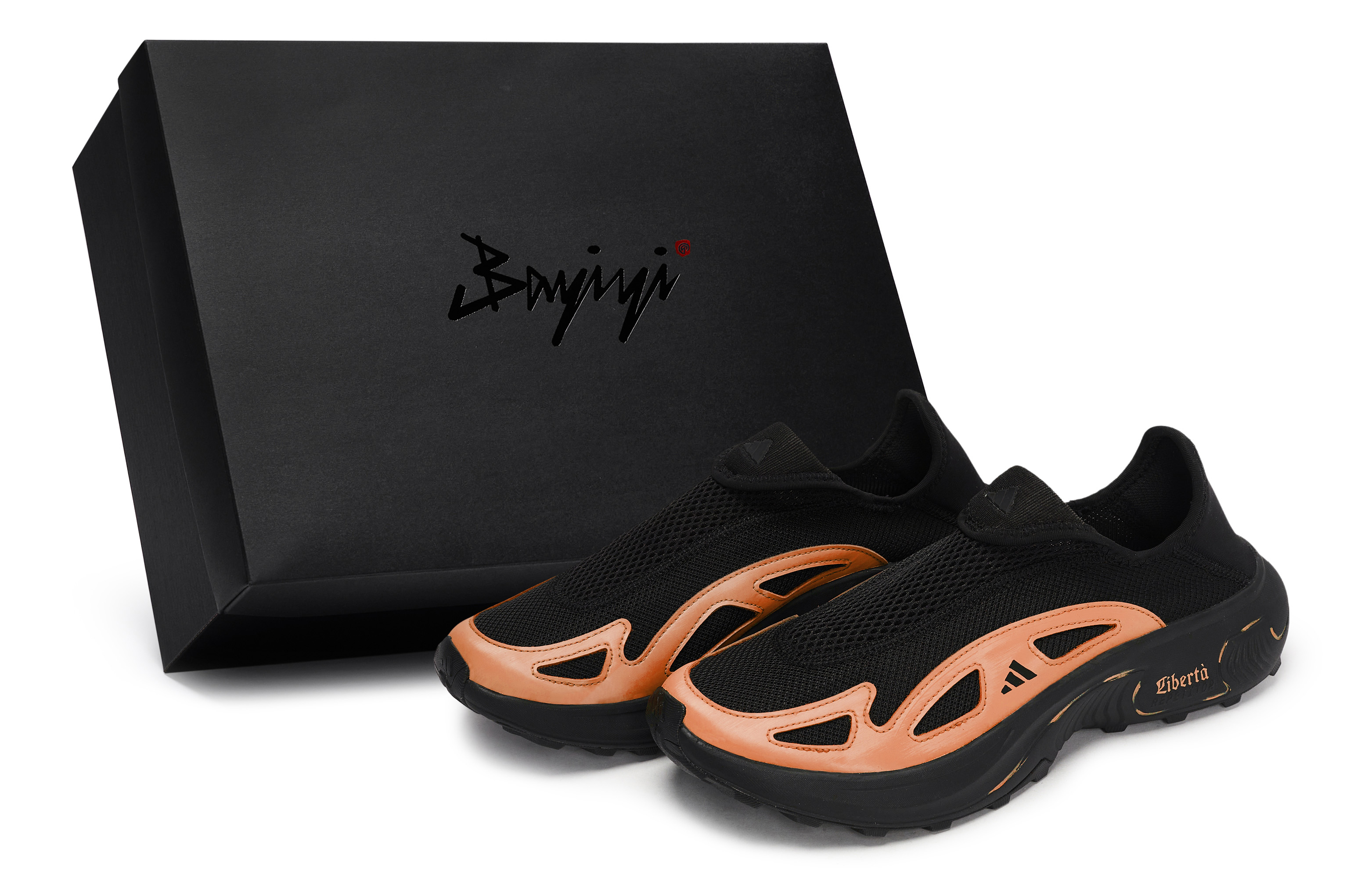 

Adidas FC WALKER Противоскользящие износостойкие низкие повседневные туфли мужские, черно-оранжевые