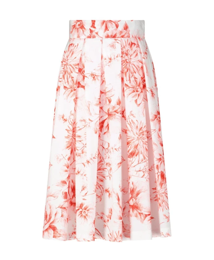 

Цветочная юбка миди А-силуэта Lavi, мультиколор