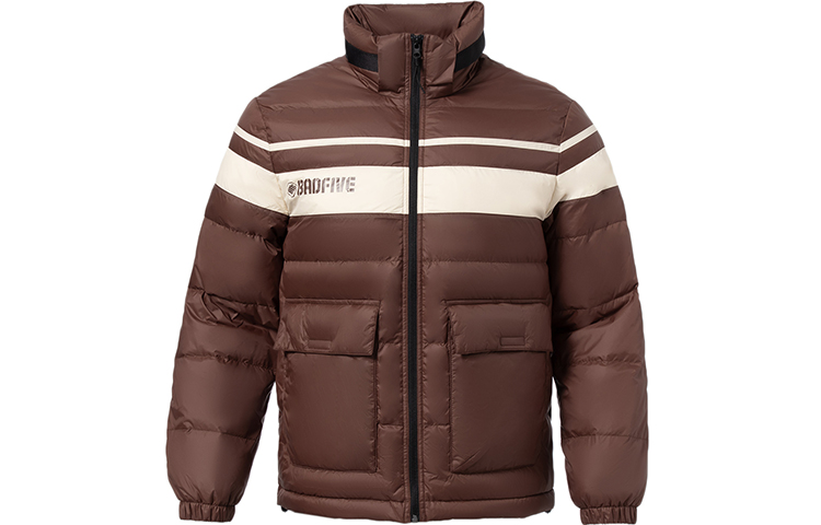

ЛиНининг Badfive Пуховик Зимний Мужской Земляной Коричневый, Тёмно-Коричневый
