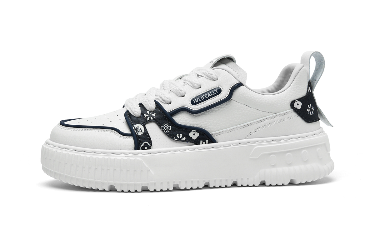 

Коллекция Sportsday Устойчивые к истиранию увеличивающие рост низкие скейтборд кроссовки HLA на 5 см, белый