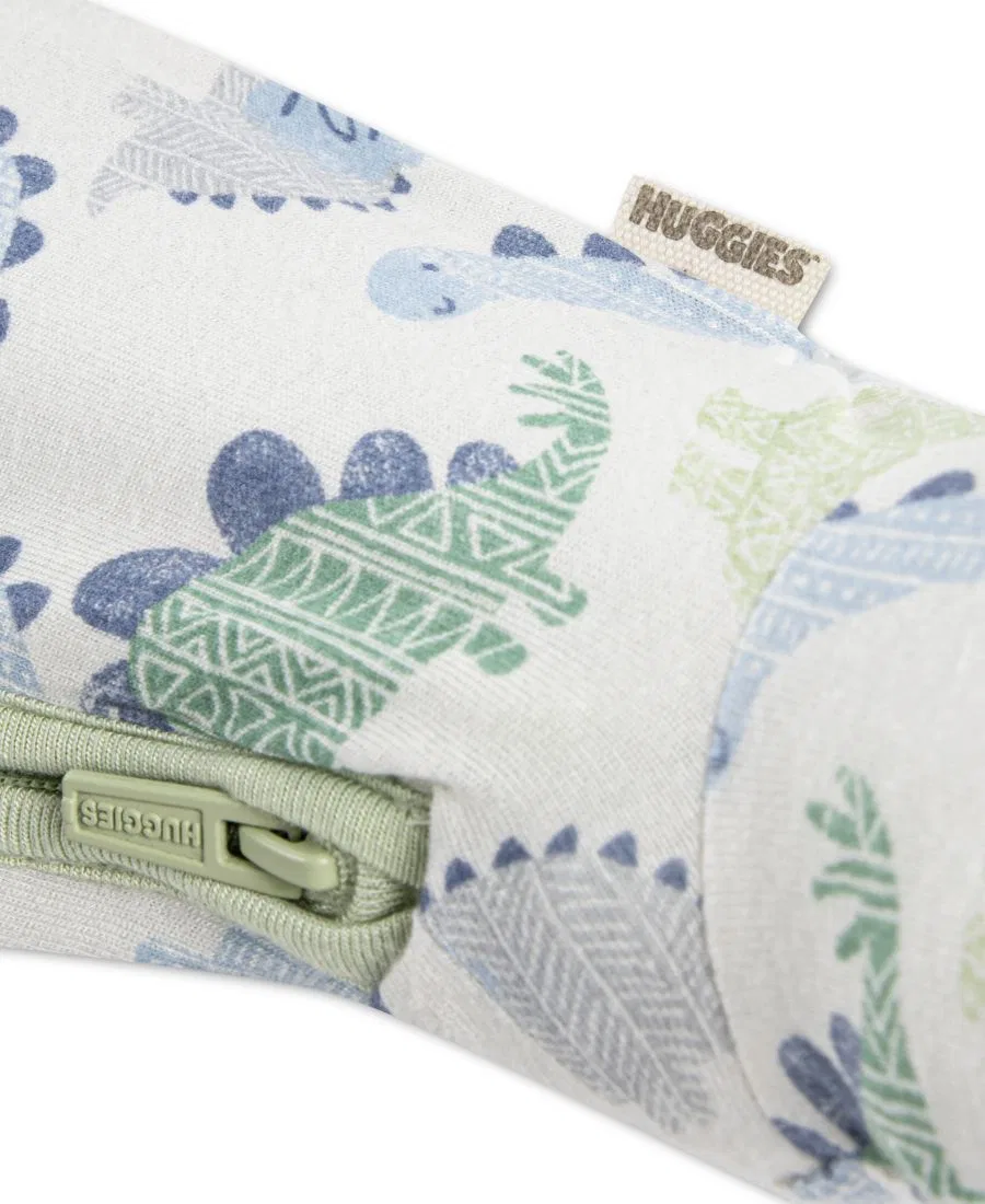 Комплект из 2 детских комбинезонов с круглым вырезом для мальчиков Huggies, зеленый — фото 3