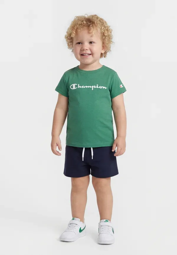 Спортивные штаны Champion, модель Icons contrast toddler with big logo set tracksuit bottoms, зеленый