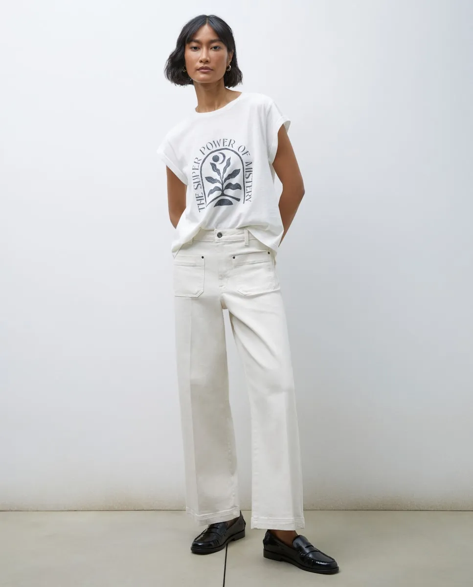 

Женские однотонные хлопковые брюки Tintoretto, экрю