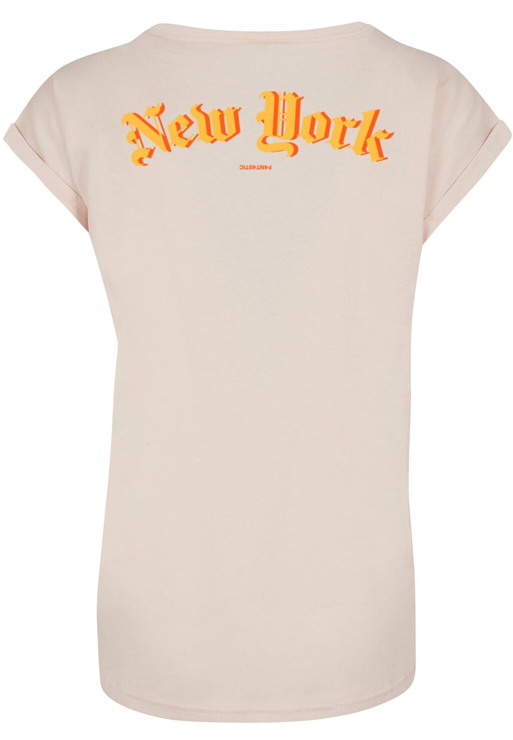 

Футболка с принтом NEW YORK ORANGE SHORT SLEEVE F4NT4STIC, песочный