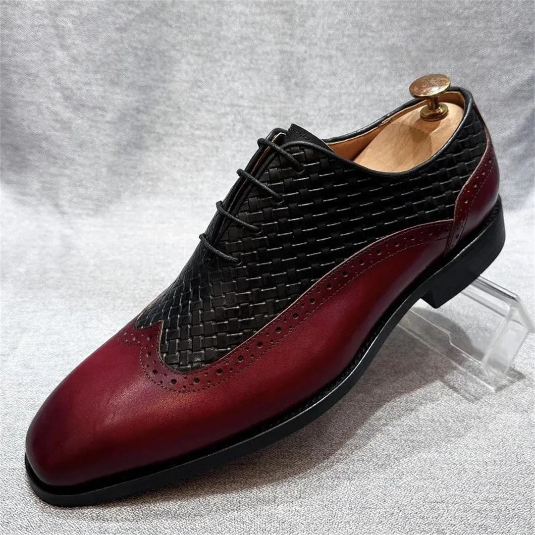 Лоферы красные Monk Strap Loafers, красный — фото 2