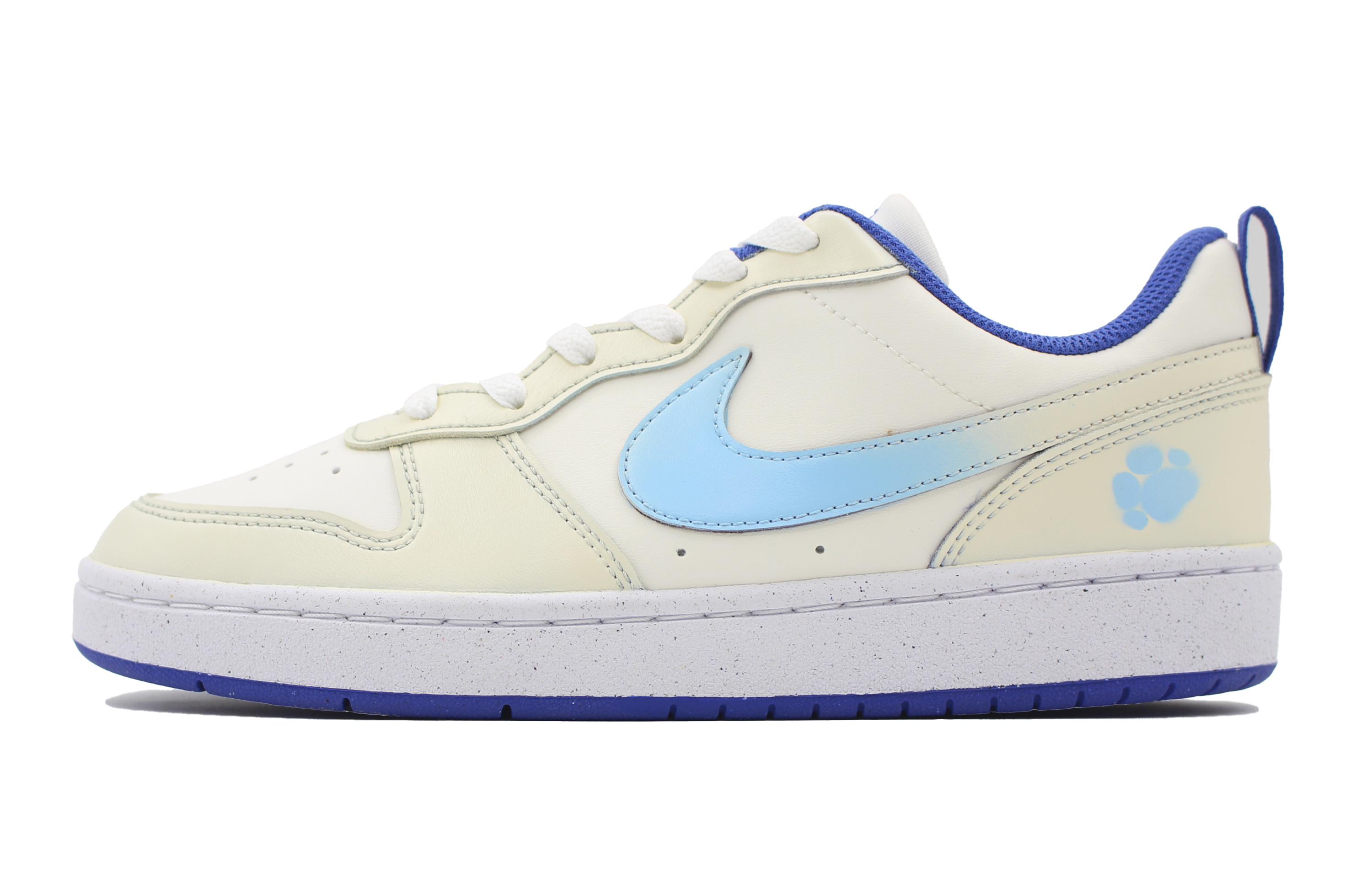 

Детские кроссовки для скейтбординга Court Borough Low Recraft Low Top для подростков Nike, крем