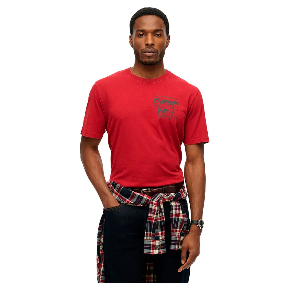 

Футболка с коротким рукавом Superdry Movie Graphic, красный